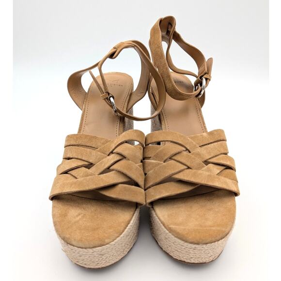 Marc Fisher Oaten Espadrille Platform Wedge Women's Sandals Natural Size US9.5M - Picture 2 of 13